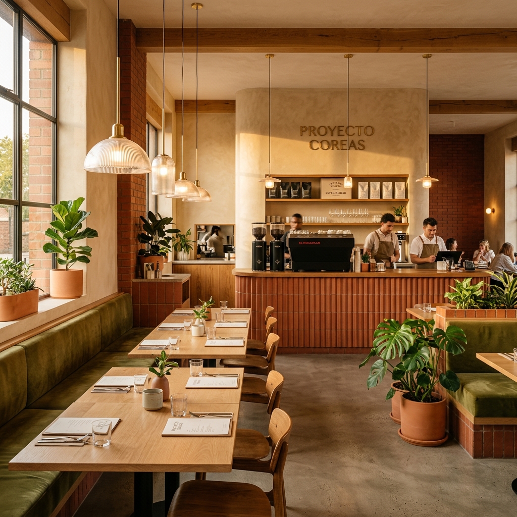 Proyecto Coreas Bistro & Cafe Interior